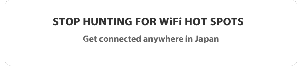 Wifi mifi HOTSPOT rental in Japan